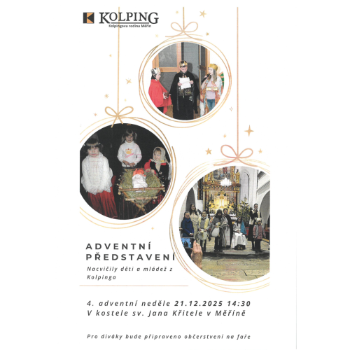 Adventní představení 21.12.2025 v kostele Jana Křtitele v Měříně