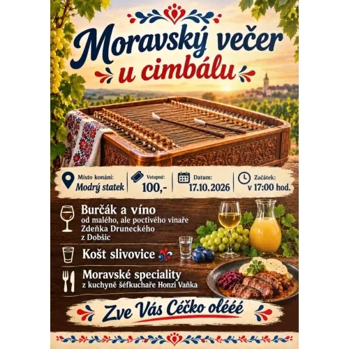 Moravský večer u cimbálu