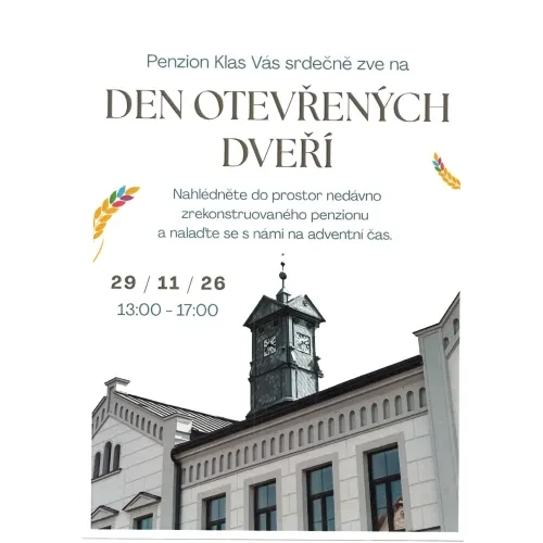 Penzion Klas - Den otevřených dveří