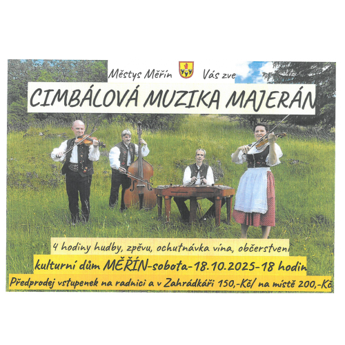 Koncert Cimbálové muziky Majerán